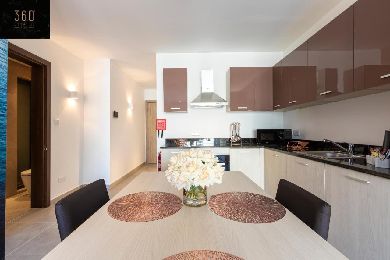 High-End Central Apt With Comfy Bed & Super Wifi By 360 Estates San Gwann Экстерьер фото