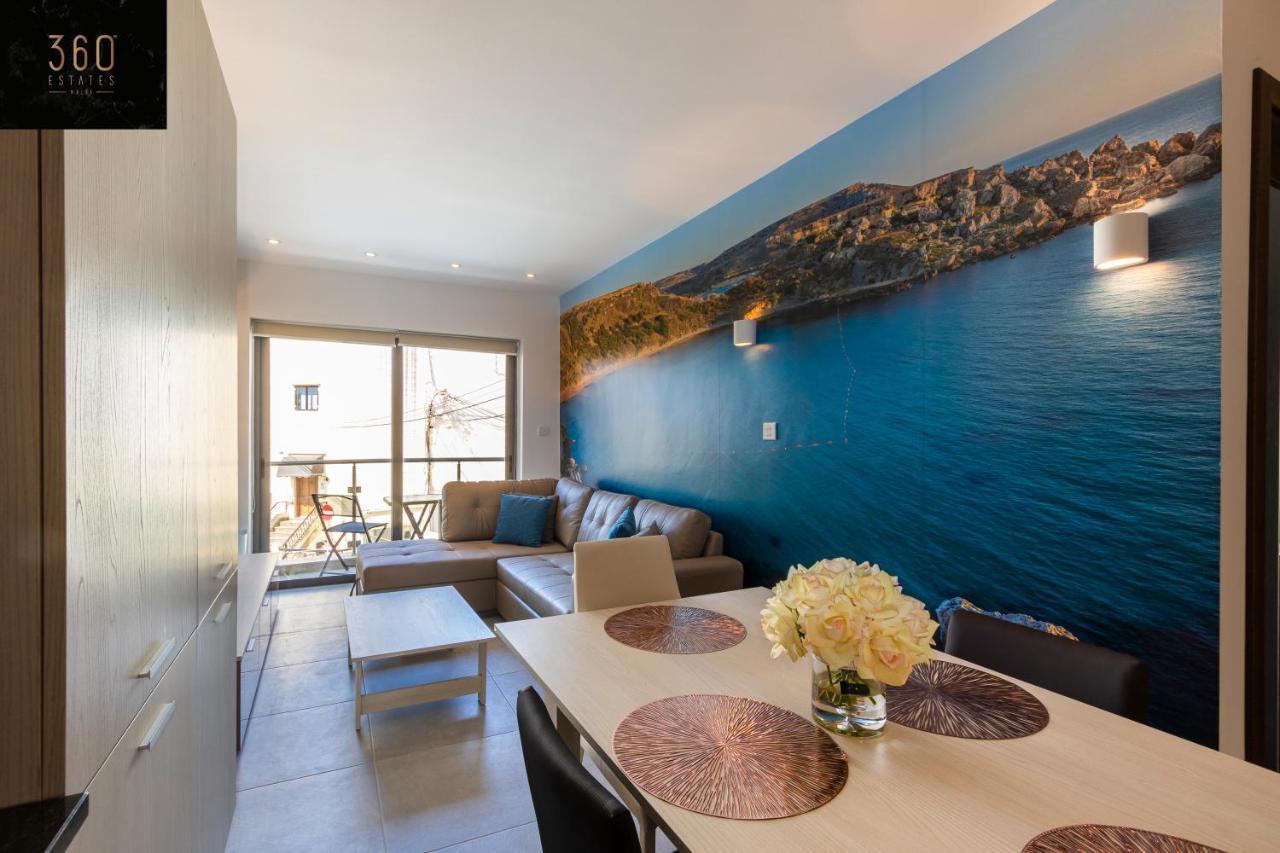 High-End Central Apt With Comfy Bed & Super Wifi By 360 Estates San Gwann Экстерьер фото